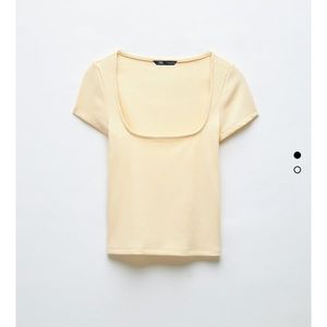 Zara Square Neck Shirt